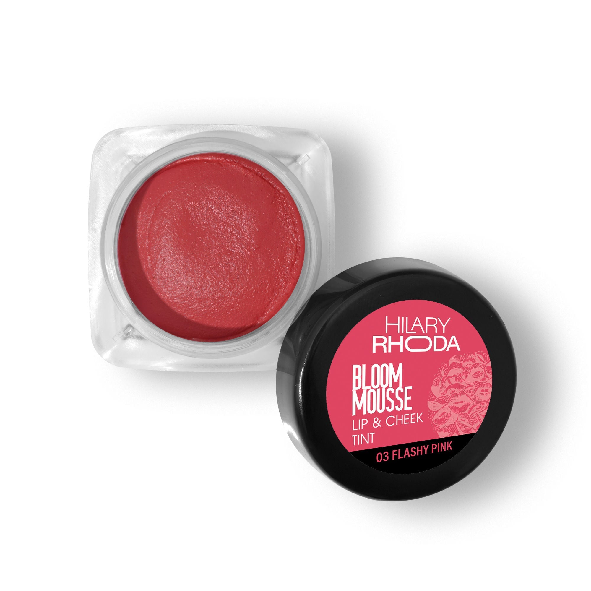 Hilary Rhoda Bloom Mousse Waterproof Lip N Cheek Tint - Flashy Pink 03