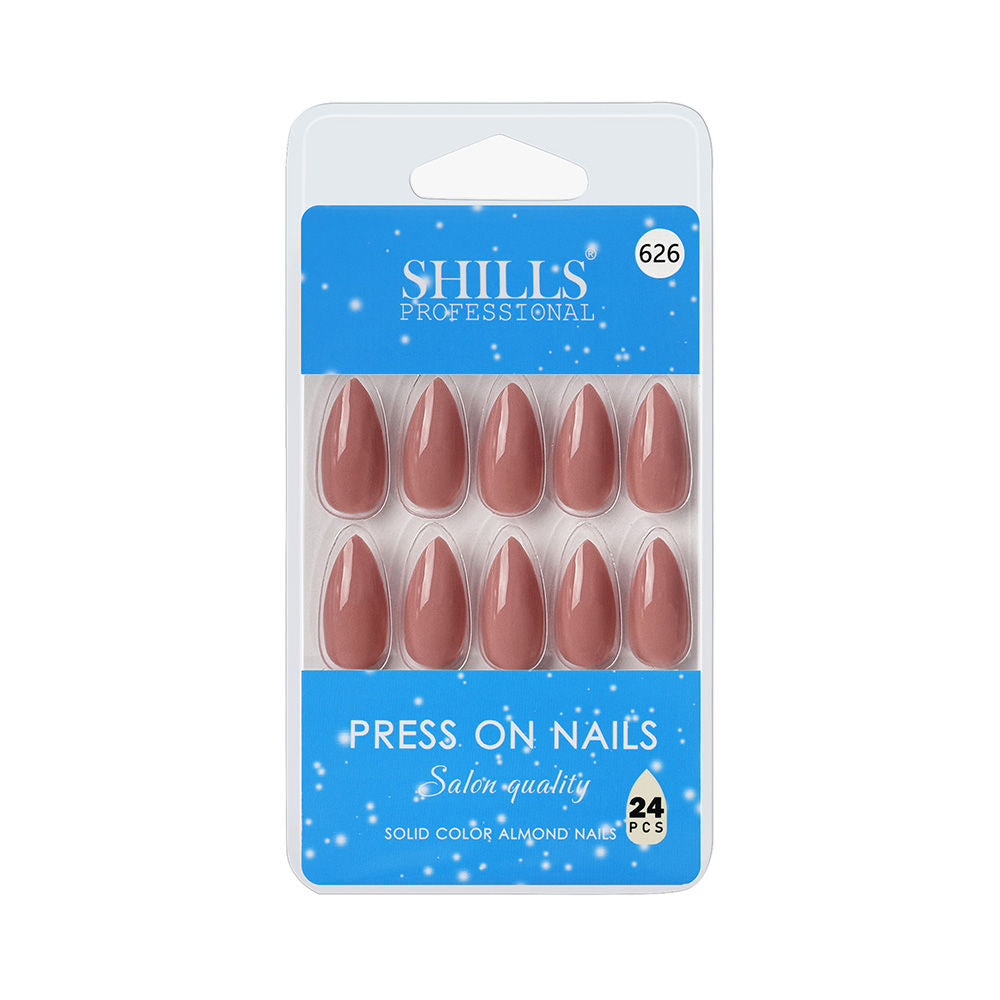 Shills Professional Reusable Press On Nails Almond - SPN626