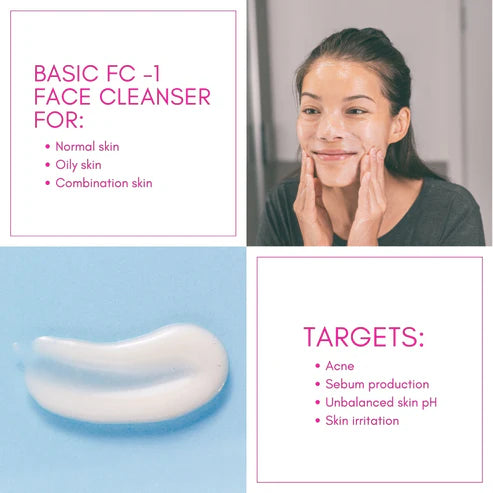 COSIQ FC-1 Basic Face Cleanser for Oily Skin