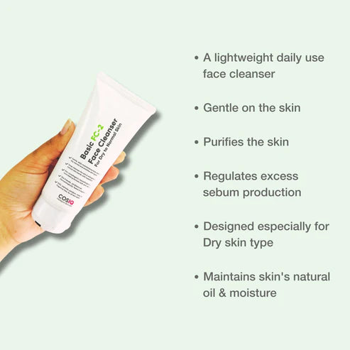 COSIQ FC-2 Basic Face Cleanser for Dry Skin