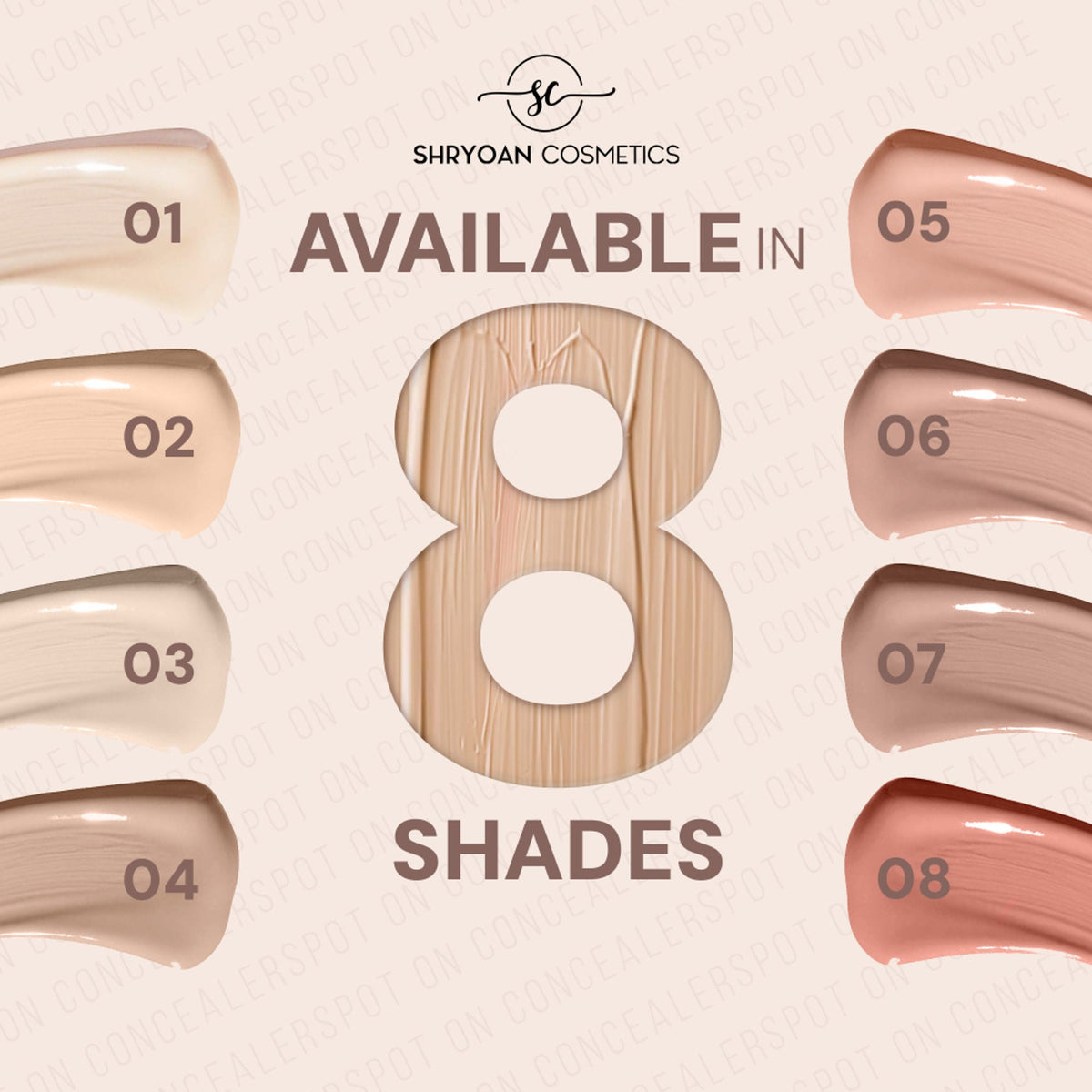 Shryoan Full Coverage and Lightweight Formula Spot on Concealer - 5