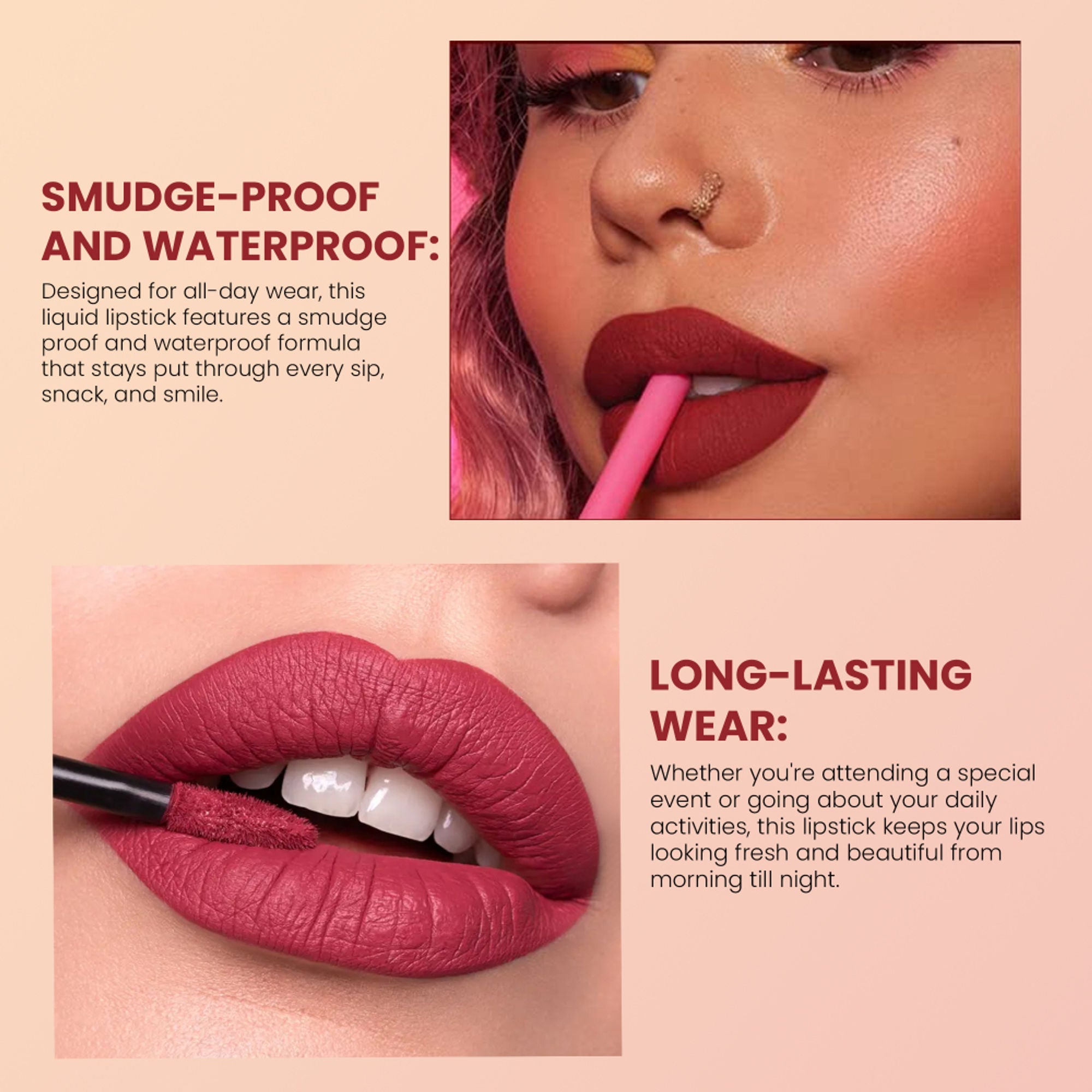 Shryoan Chic Velvet Matte Liquid Lipstick - Fire Lily-04