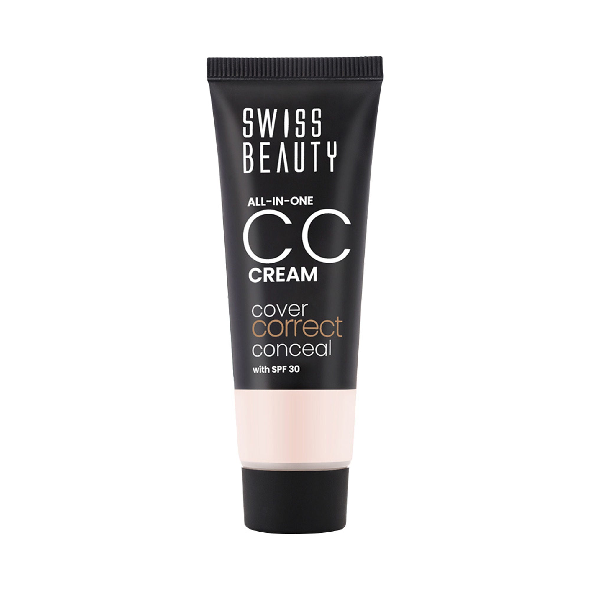 Swiss Beauty All-In-One CC Cream Cover Correct & Conceal - 01 Light Ivory