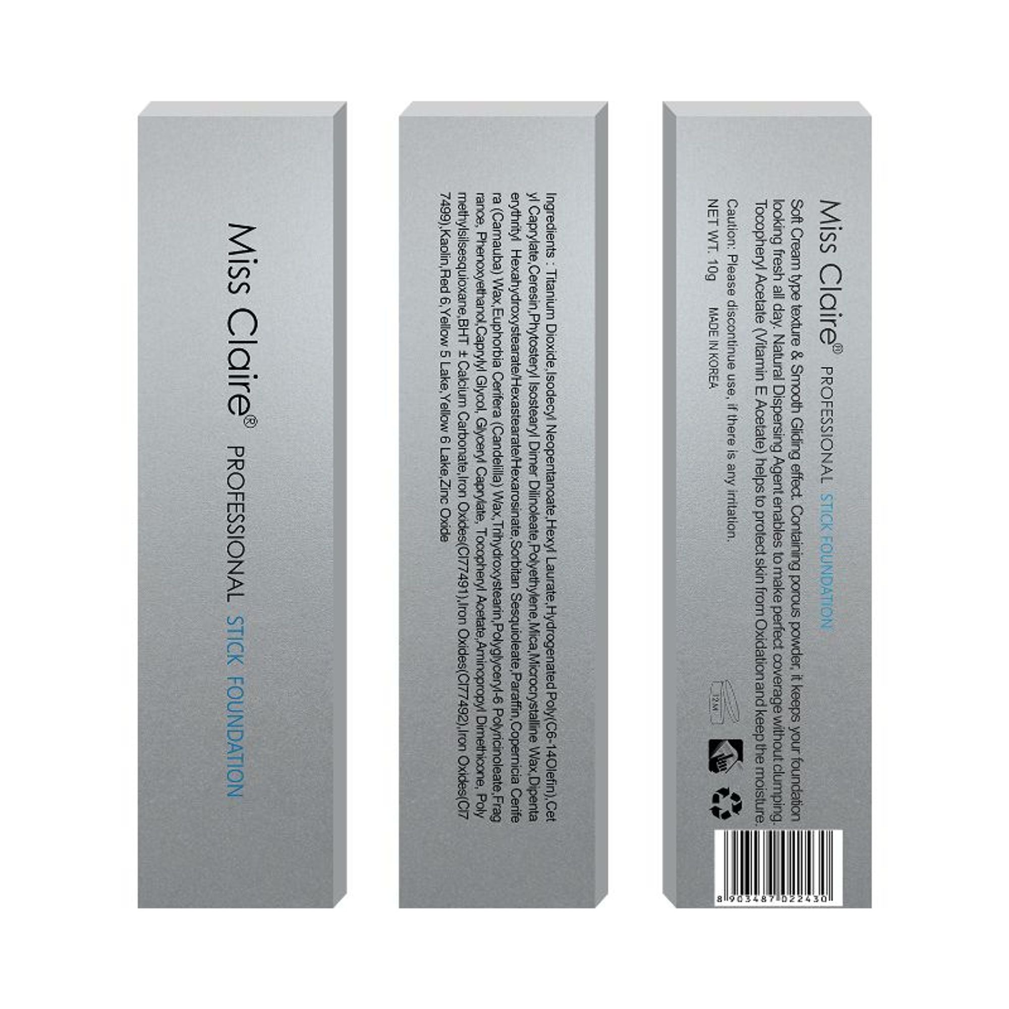 Miss Claire Prestige Stick Foundation - Fs38
