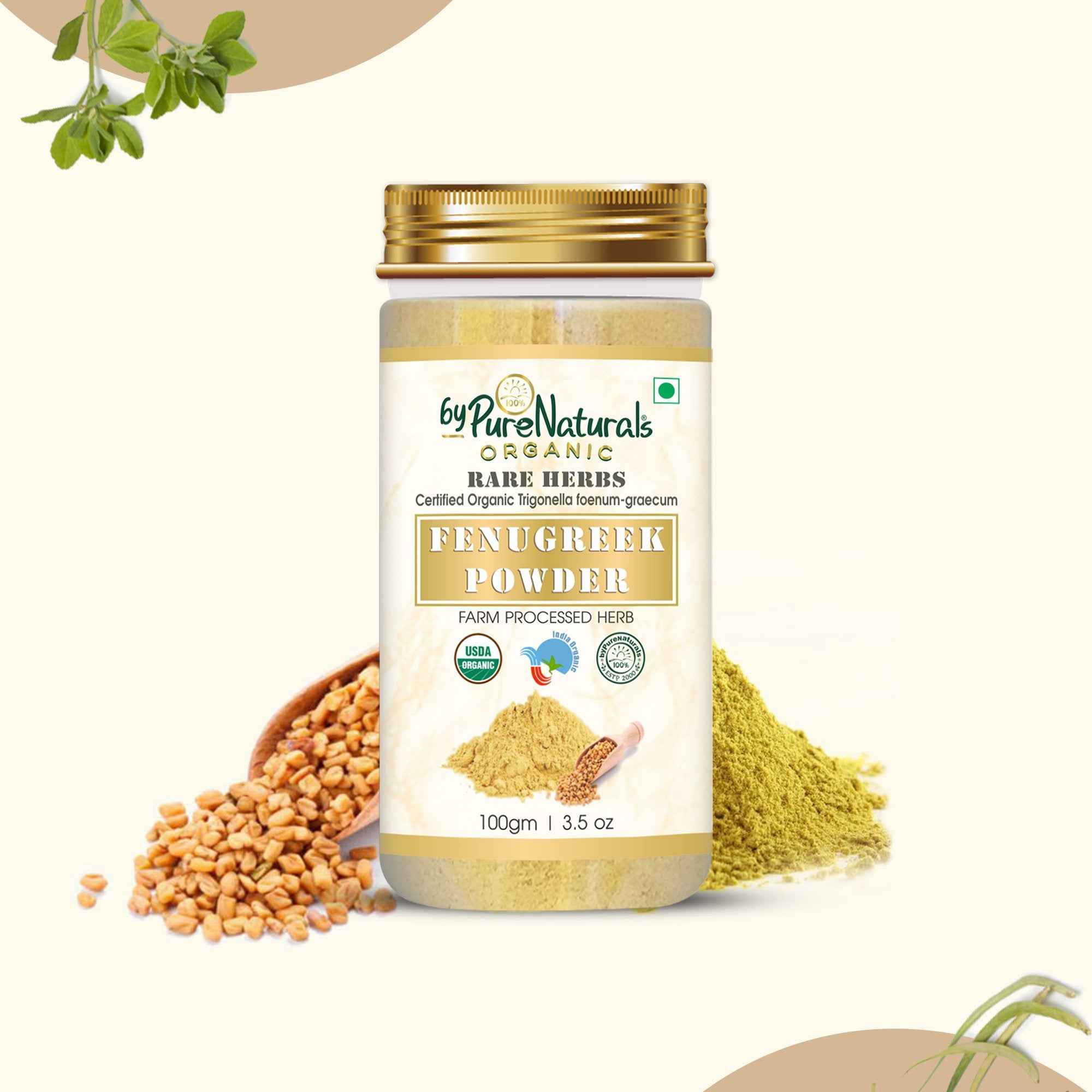 byPureNaturals Organic Fenugreek Powder