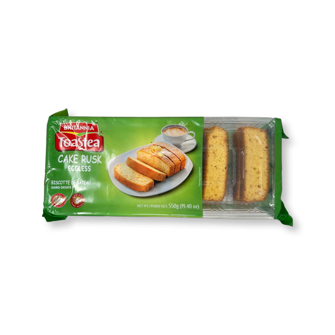 Britannia Toastea Eggless Cake Rusk 550gm