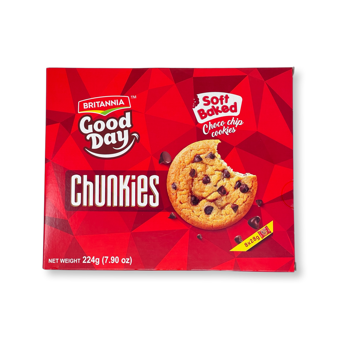 Britannia  Chunkies Choco Chip Cookies 224g