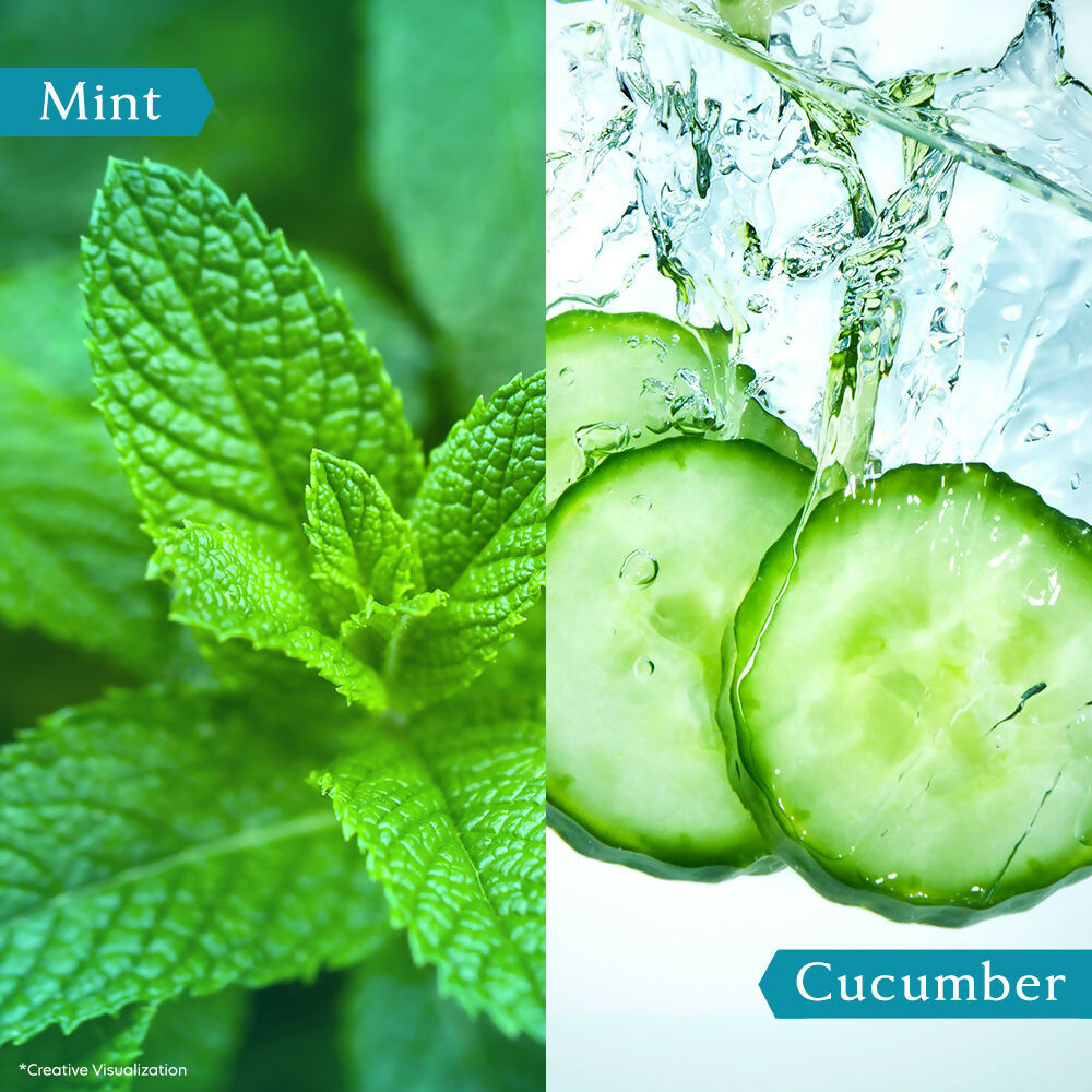 Vivel Cooling Body Wash Mint & Cucumber Moisturizing Shower Gel Supersaver XL Refill Pouch