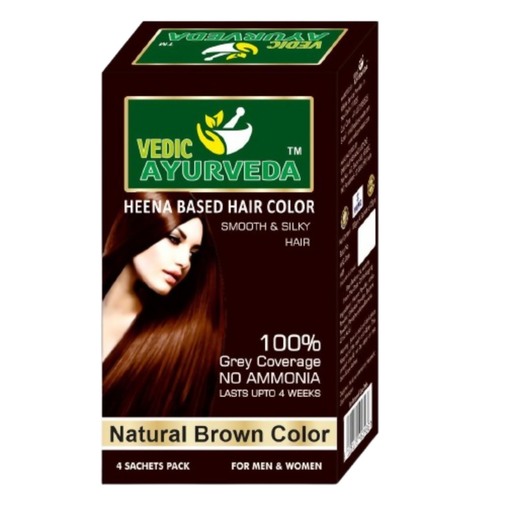 VedicAyurveda Natural Brown Hair Color