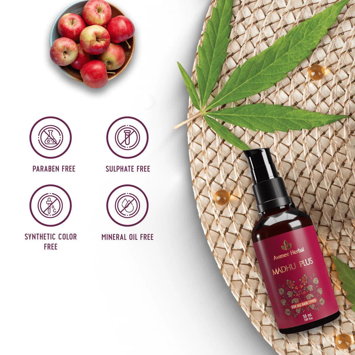 Avimee herbal Madhu Plus Hair Serum