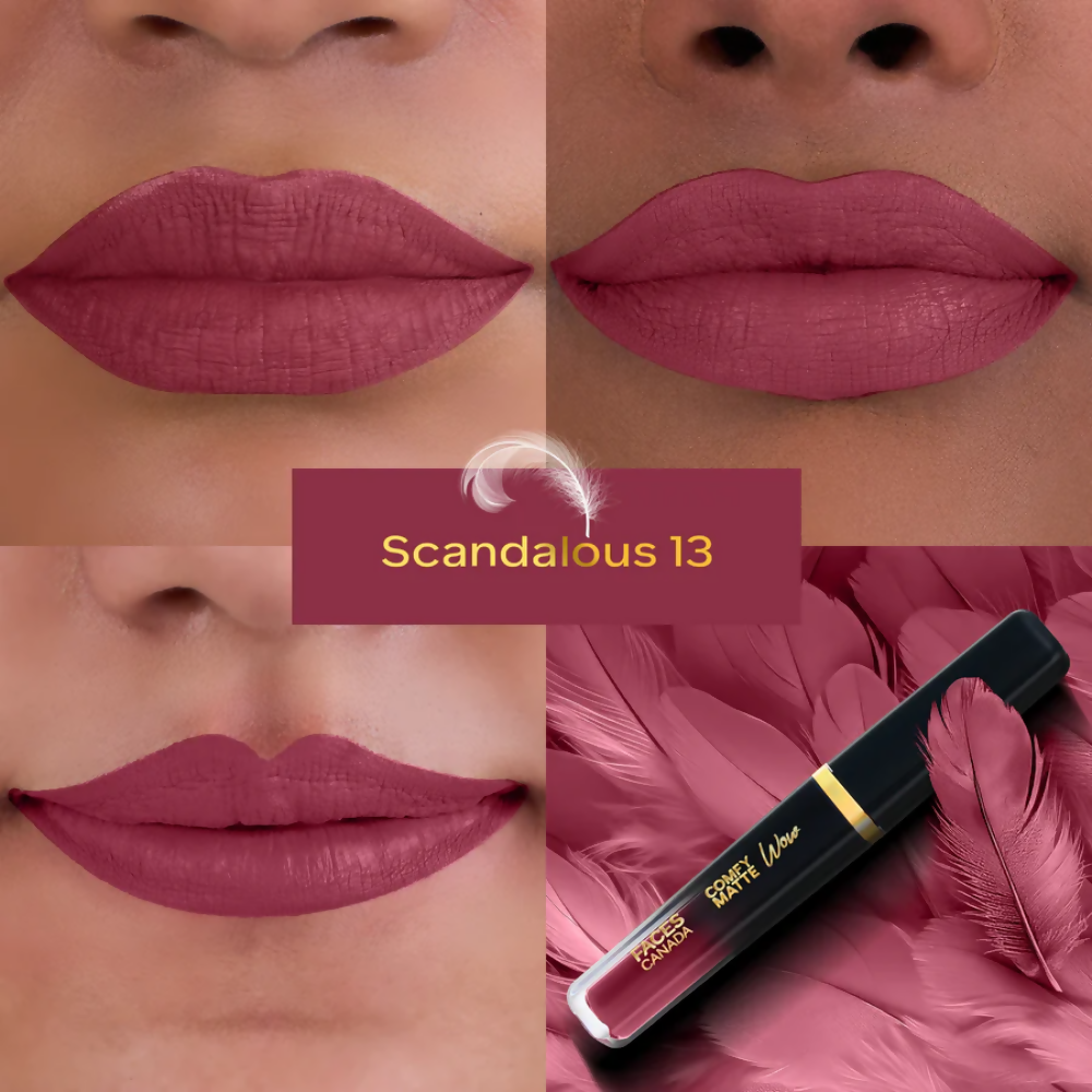 Faces Canada Comfy Matte Wow Liquid Lipstick - Scandalous 13