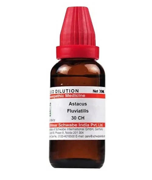 Dr. Willmar Schwabe India Astacus Fluviatilis Dilution (30 ml)