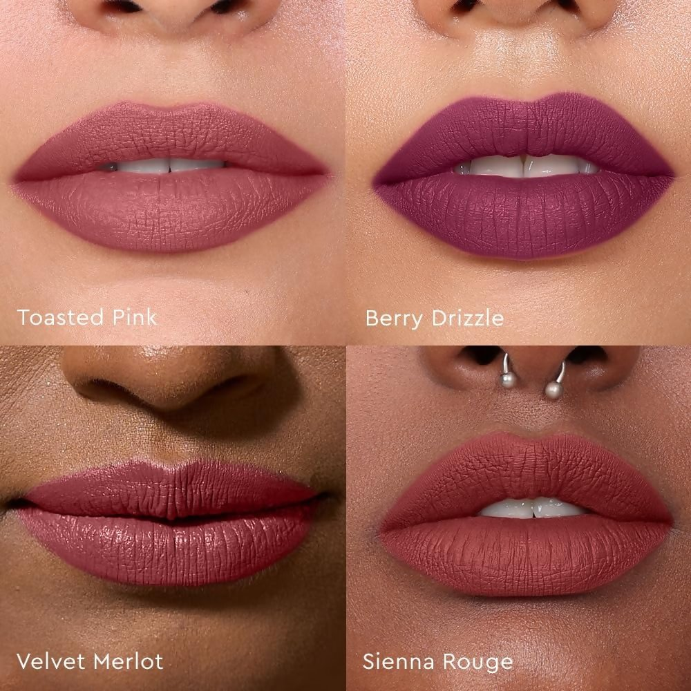 Kiro Four Play Non-Stop Airy Matte Liquid Lip Stack – Elite Berry Quad