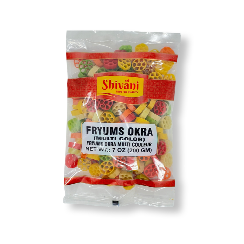 Shivani Fryums Okra (Multi Color) 200gm