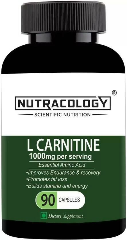 Nutracology L carnitine 1000mg for Weight Loss, Fat Burner and Muscle growth Capsules