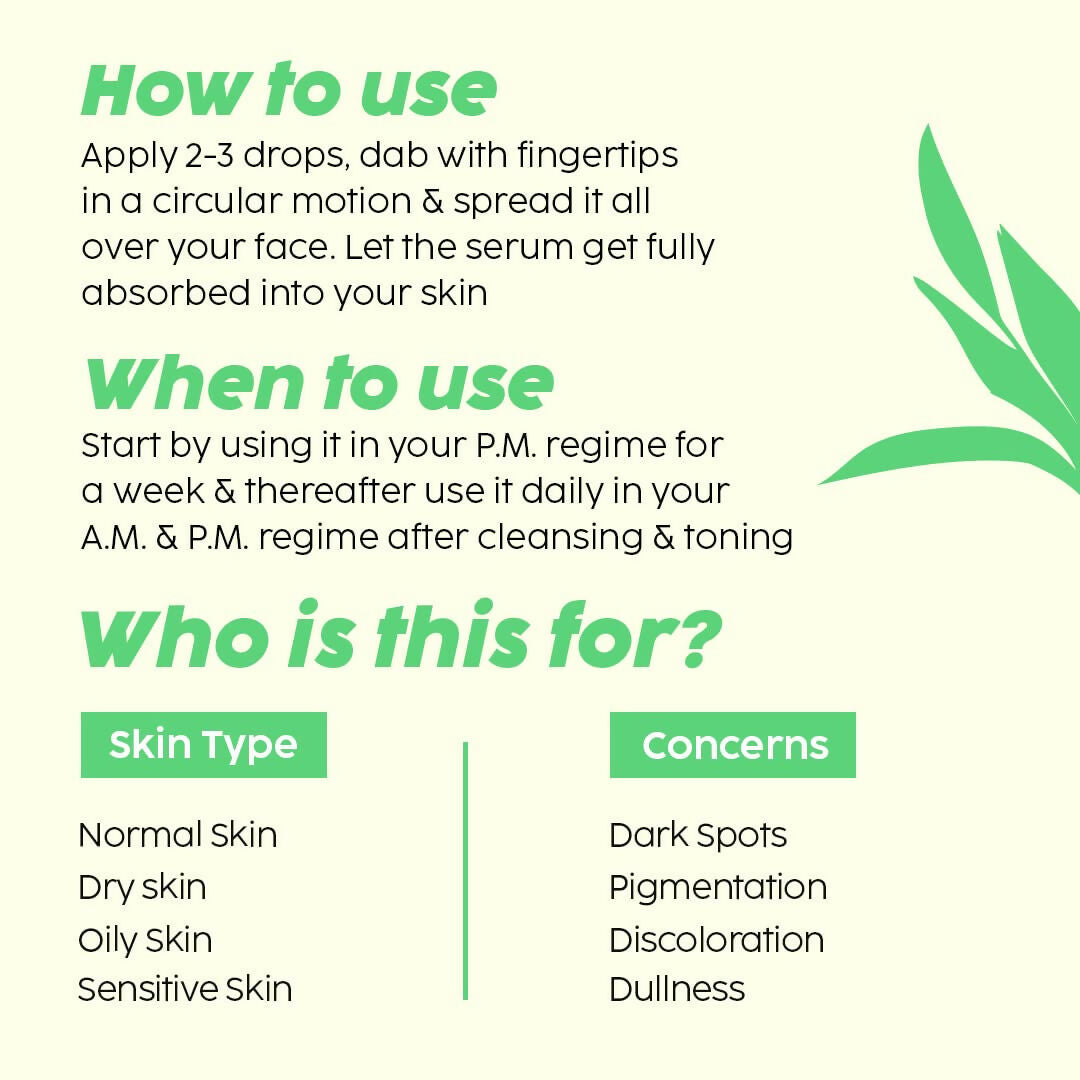 PLIX The Plant Fix 2% Alpha Arbutin Pineapple De-Pigmentation Dewy Face Serum For Pigmentation & Dark Spots Removal