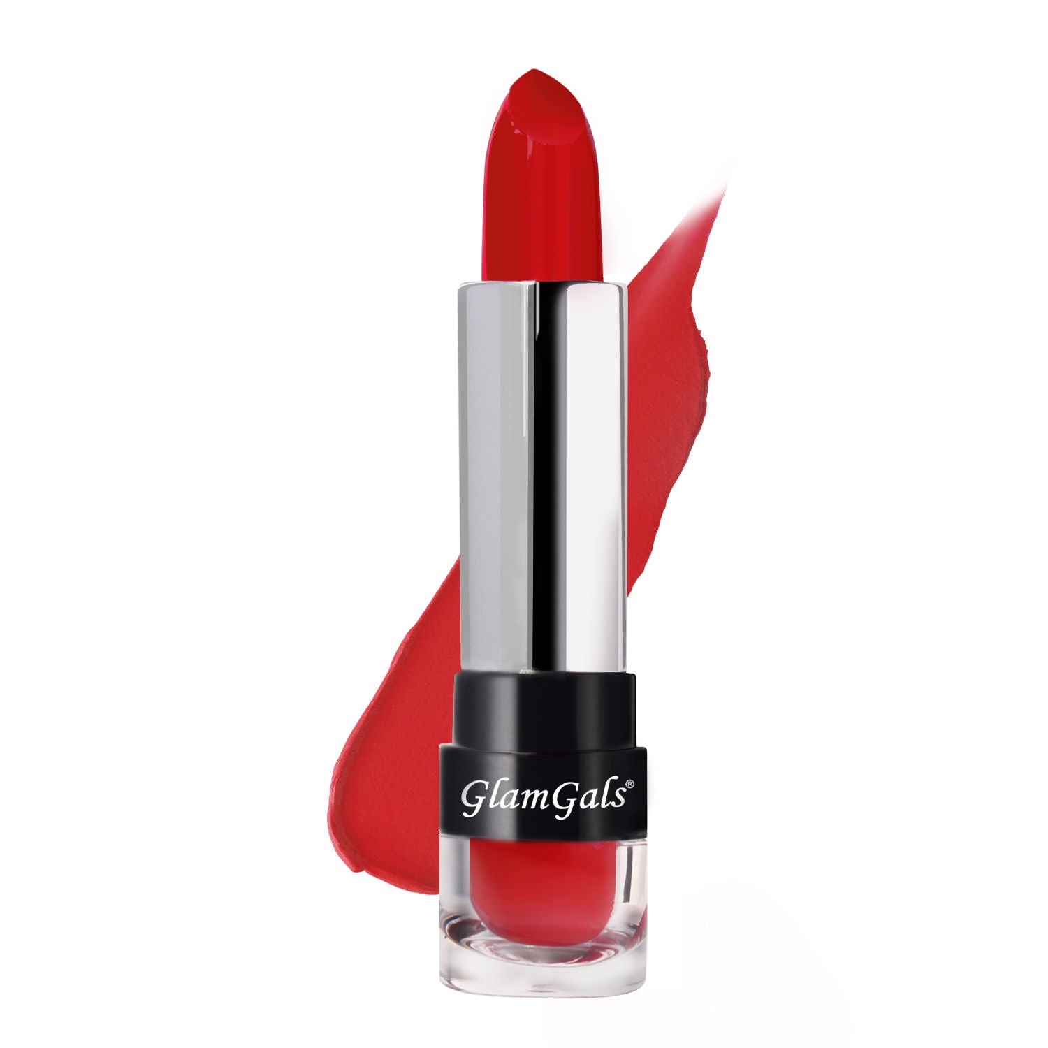 Glamgals Hollywood-U.S.A Matte Finish Kiss Proof Lipstick-Power Red