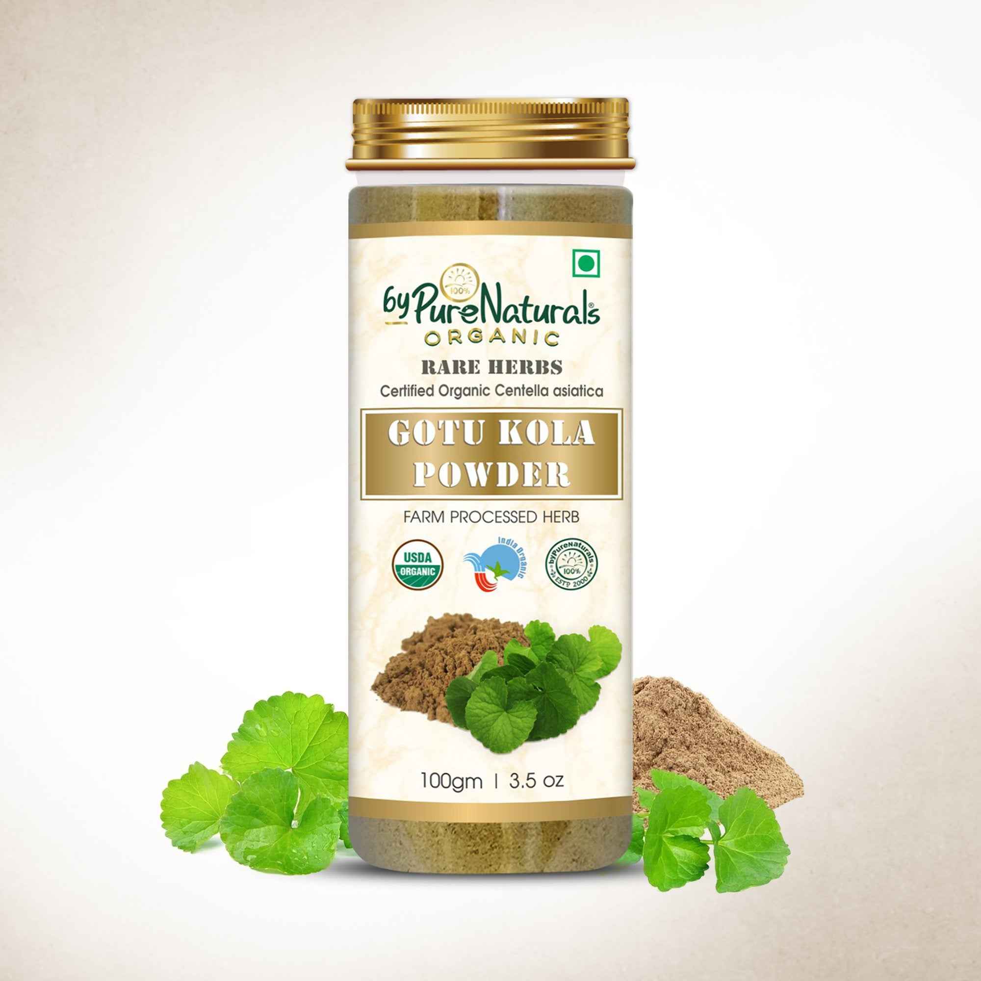 byPureNaturals Organic Gotu Kola Powder