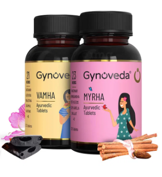 Gynoveda PCOS Myrha Ayurvedic Tablet & Vamha Ayurvedic 