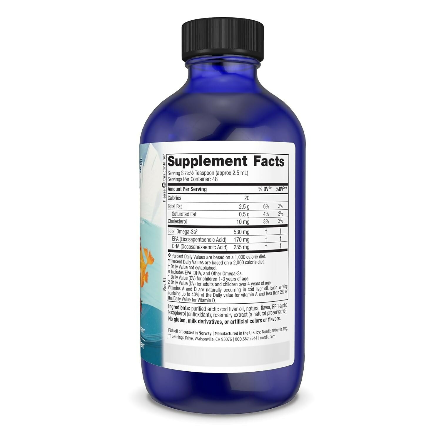 Nordic Naturals Children’s DHA For Omega 3 Fish Oil - Strawberry Flavour