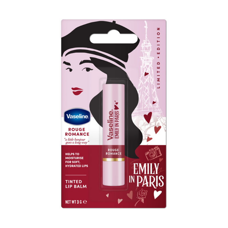 Vaseline Emily In Paris Tinted Lip Balm Stick - Rouge Romance