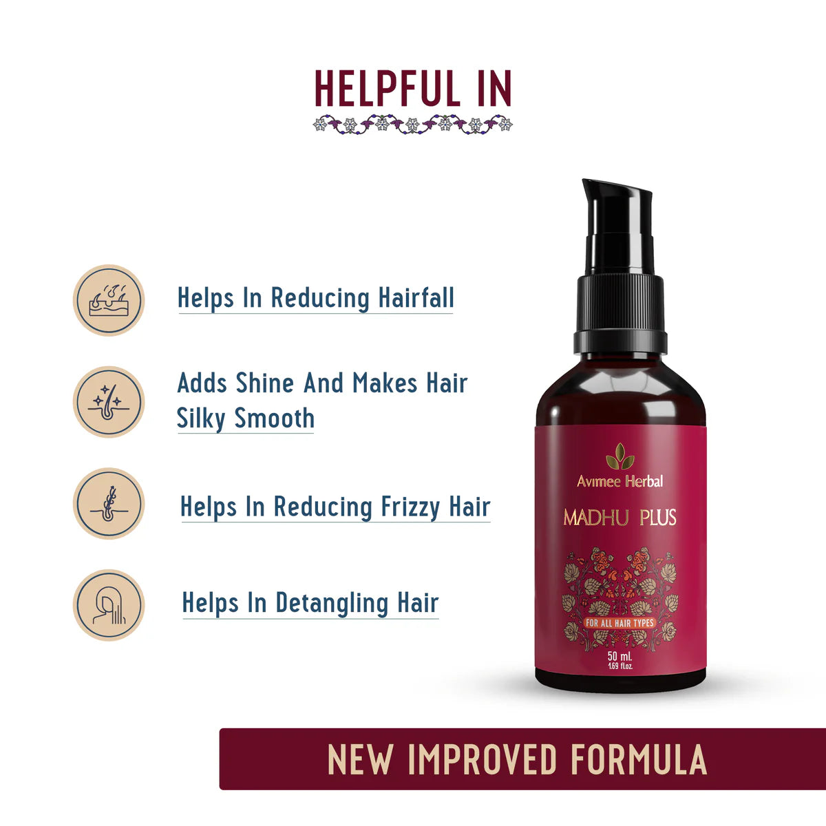 Avimee herbal Madhu Plus Hair Serum