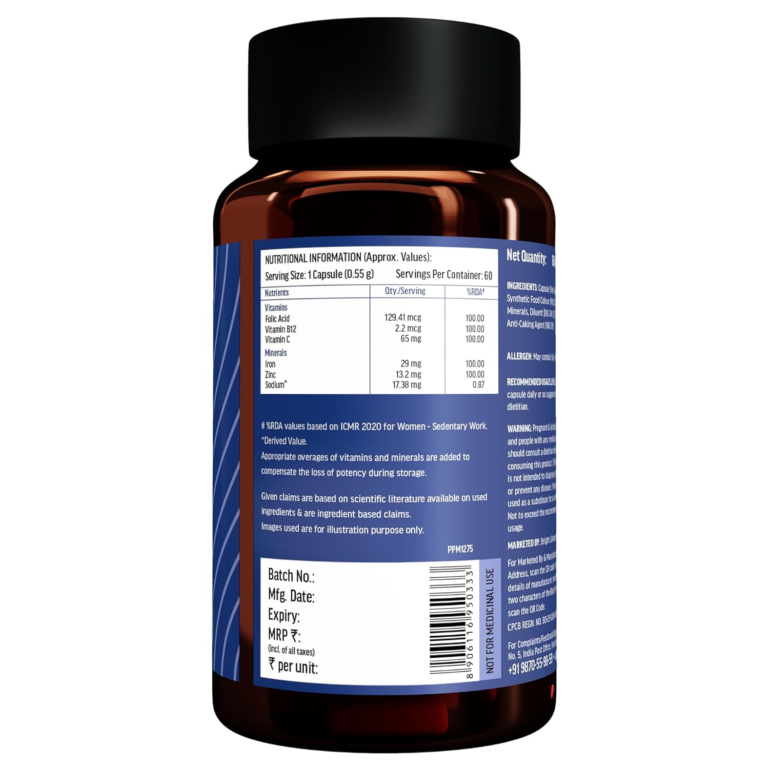 hk vitals Chelated Iron + Supplement