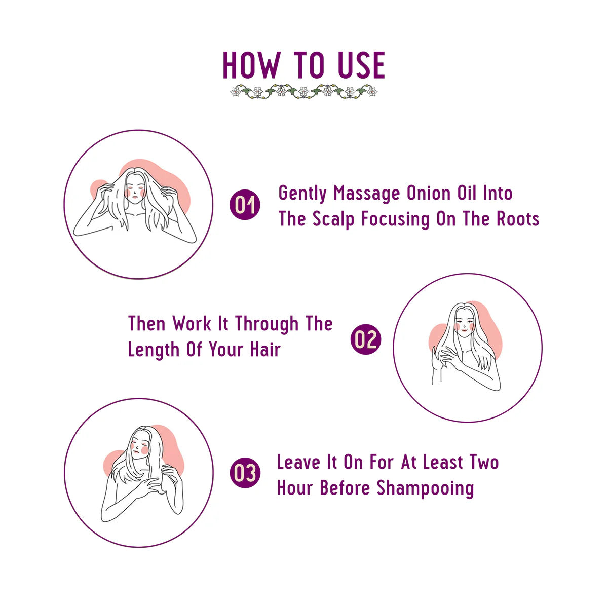 Avimee herbal Onion Hair Oil for Hair Growth and Hair Fall Control