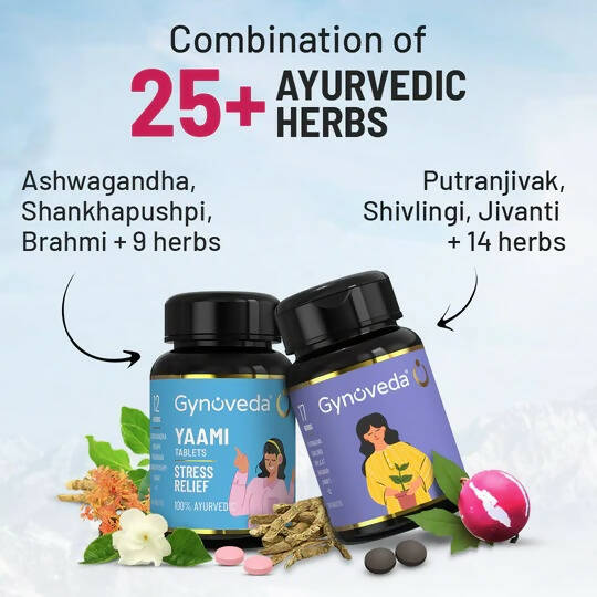 Gynoveda Yaami Ayurvedic Tablets & Jeehv Ayurvedic Tablets Combo