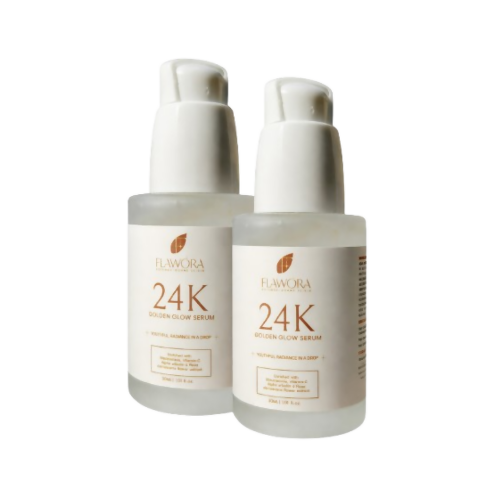 Flawora 24k Golden Glow Face Serum