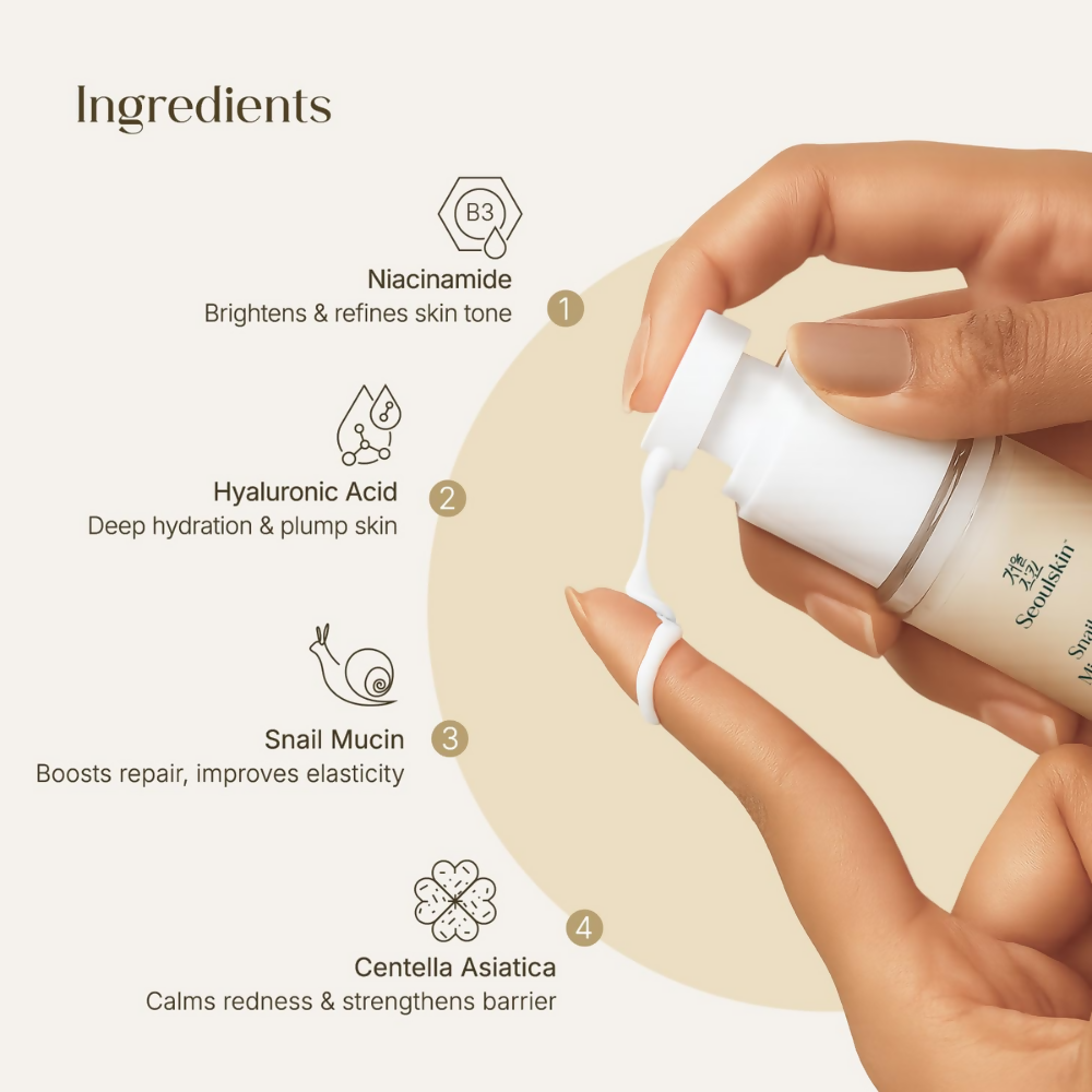 Seoulskin Snail Mucin Micro-needling Serum 7500 PPM