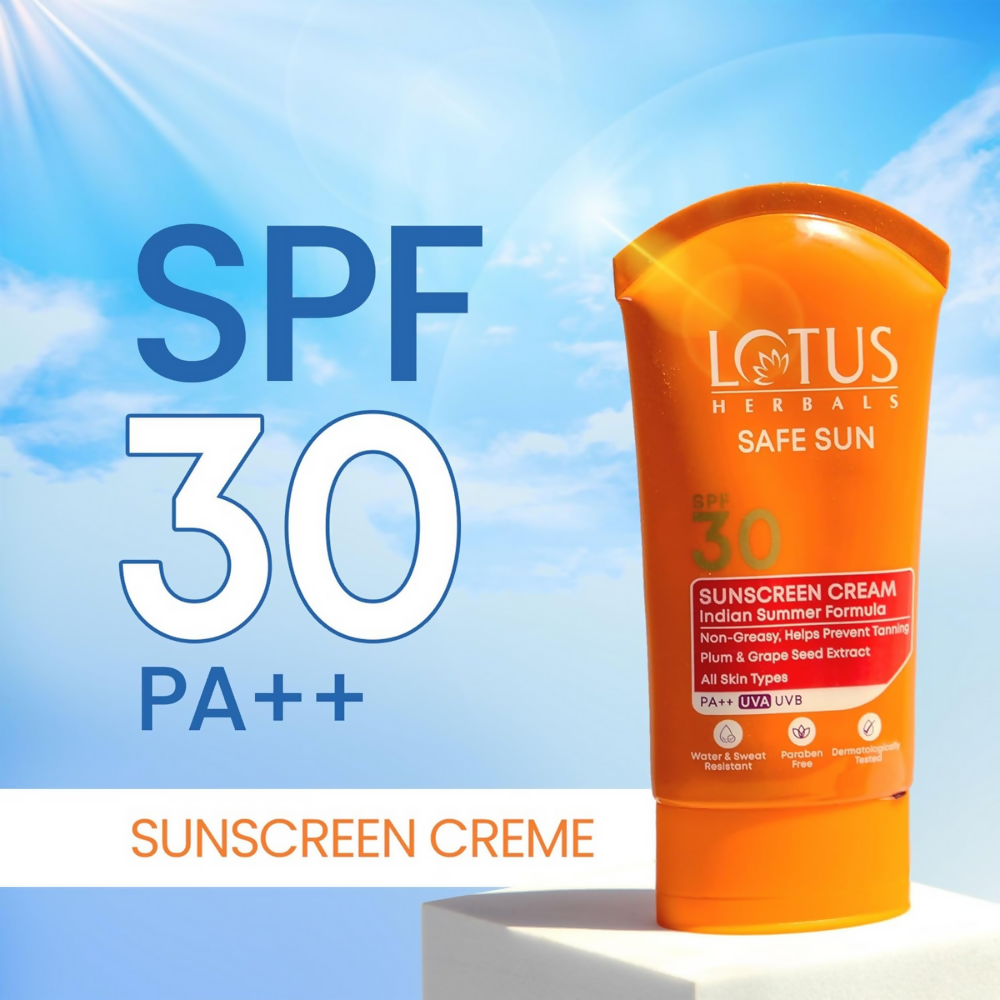 Lotus Herbals Safe Sun Sunscreen Cream SPF 30 PA+++