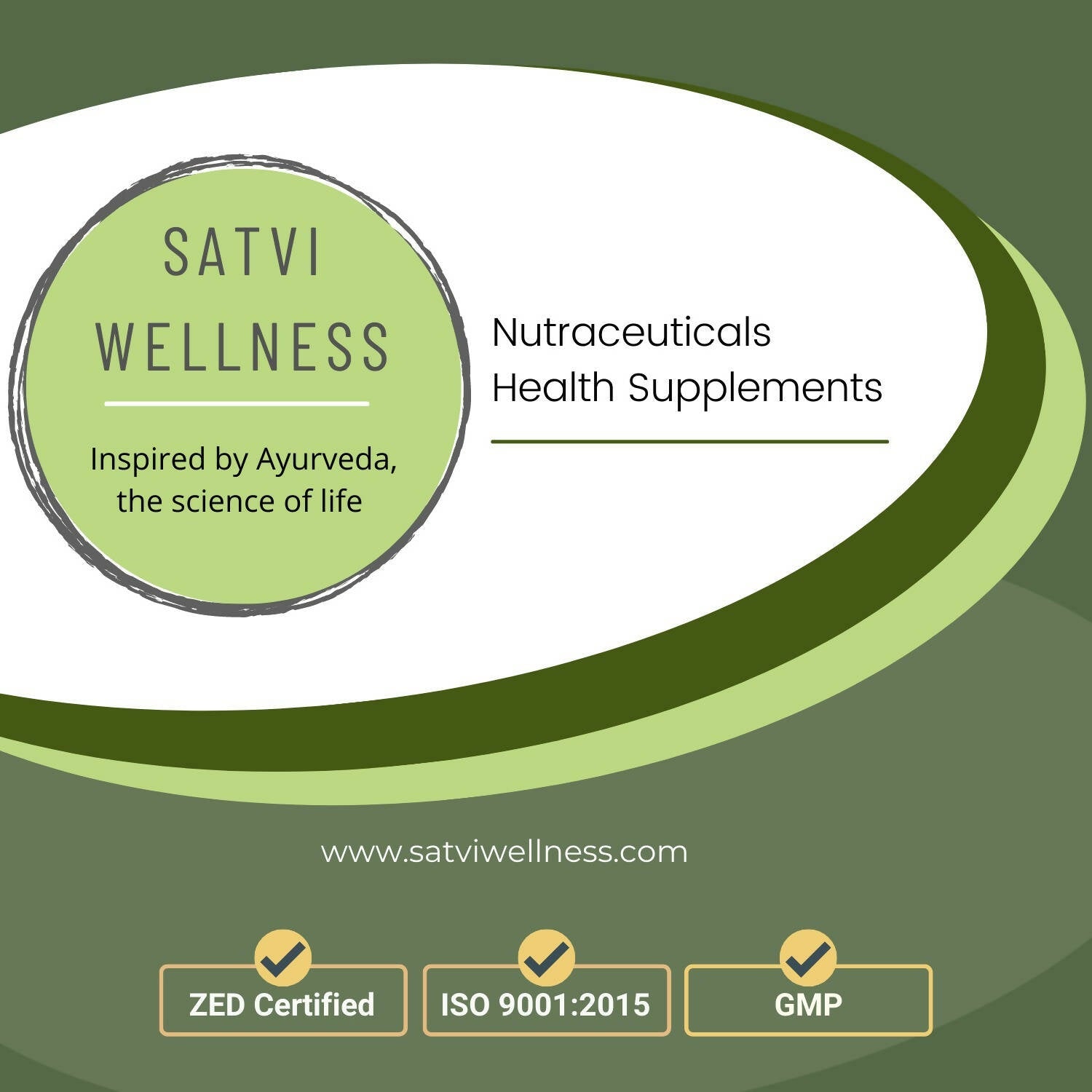 Satvi Wellness Thriphala Drink - Triphala with Cinnamon and Dry Ginger | Herbal Tea