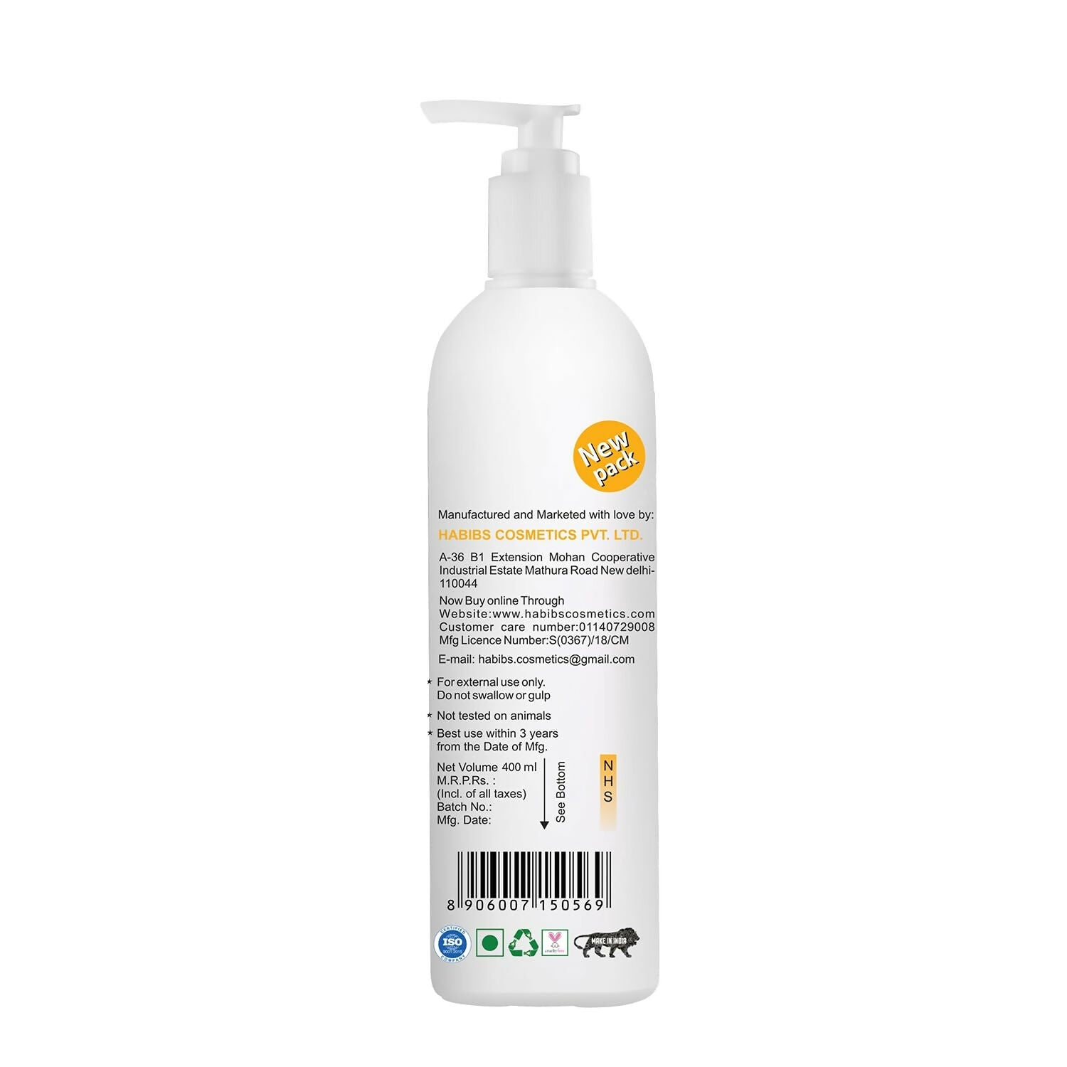 Habibs Professional Hair Shampoo with Arnica To Improve your Scalp Health for Daily Use