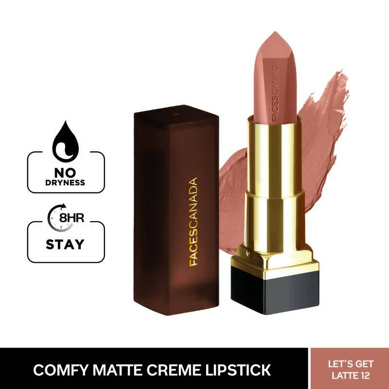 Faces Canada Comfy Matte Creme Lipstick - Let’s Get Latte 12