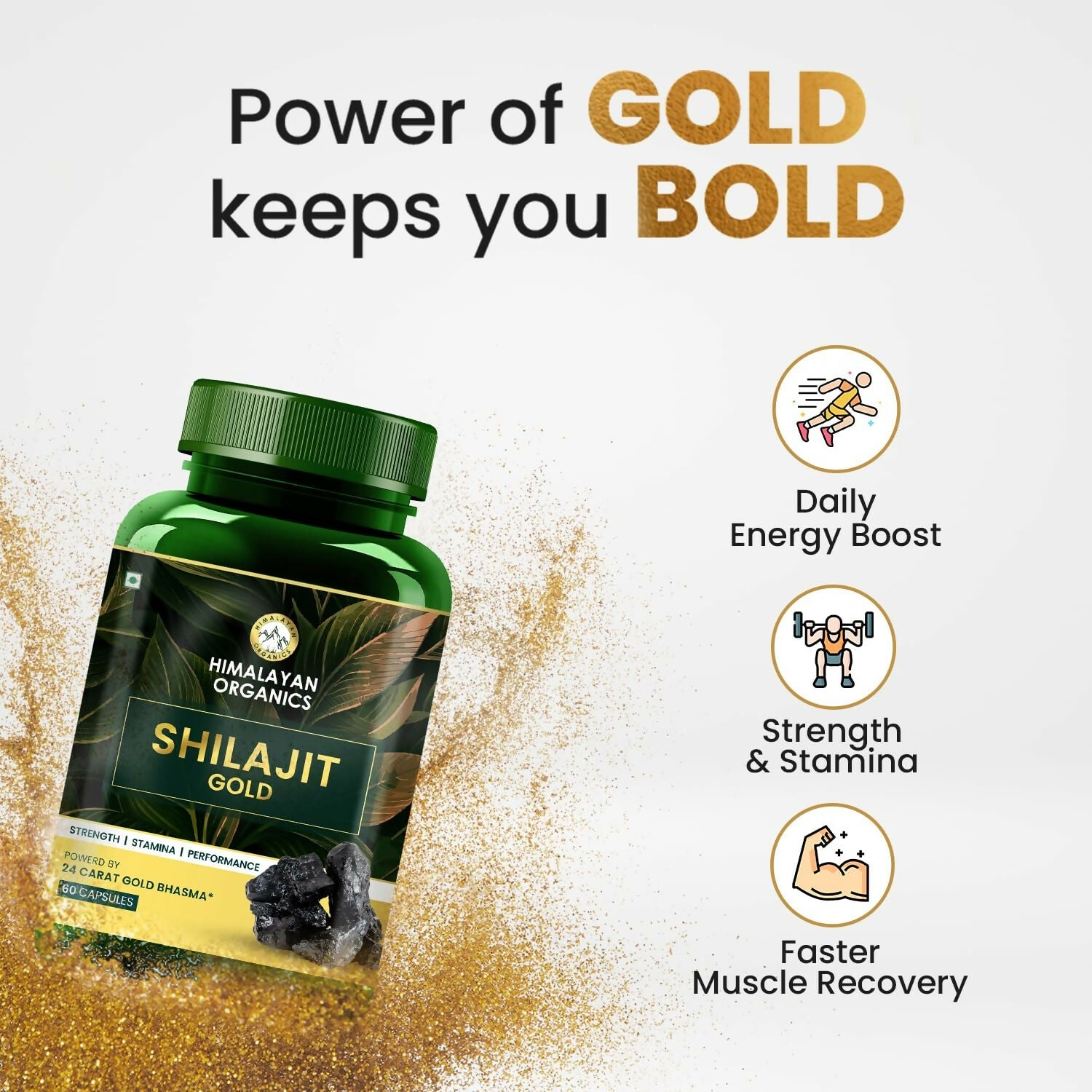 Himalayan Organics Pure SJ Gold Capsules