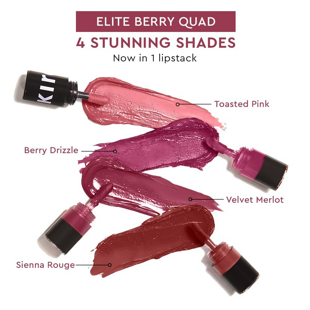 Kiro Four Play Non-Stop Airy Matte Liquid Lip Stack – Elite Berry Quad