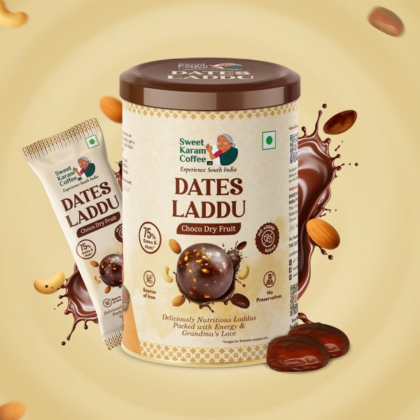 Sweet Karam Coffee Dates Laddu (Choco Dry Fruit)