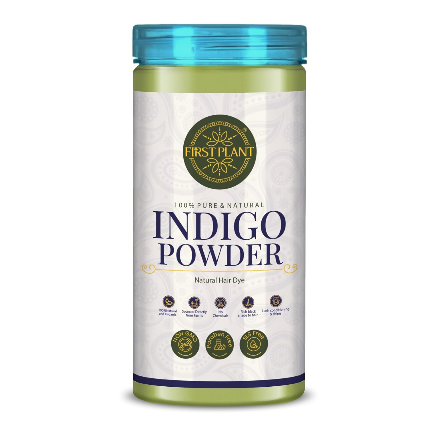 First Plant Organic Indigo Powder For Black Hair