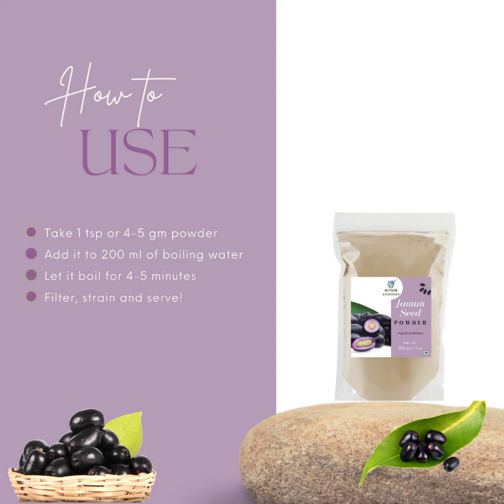 Nxtgen Ayurveda Jamun Seed Powder