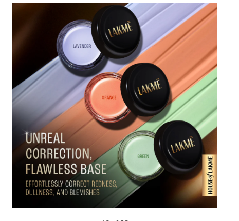 Lakme Unreal Cover Color Correctors Lavender