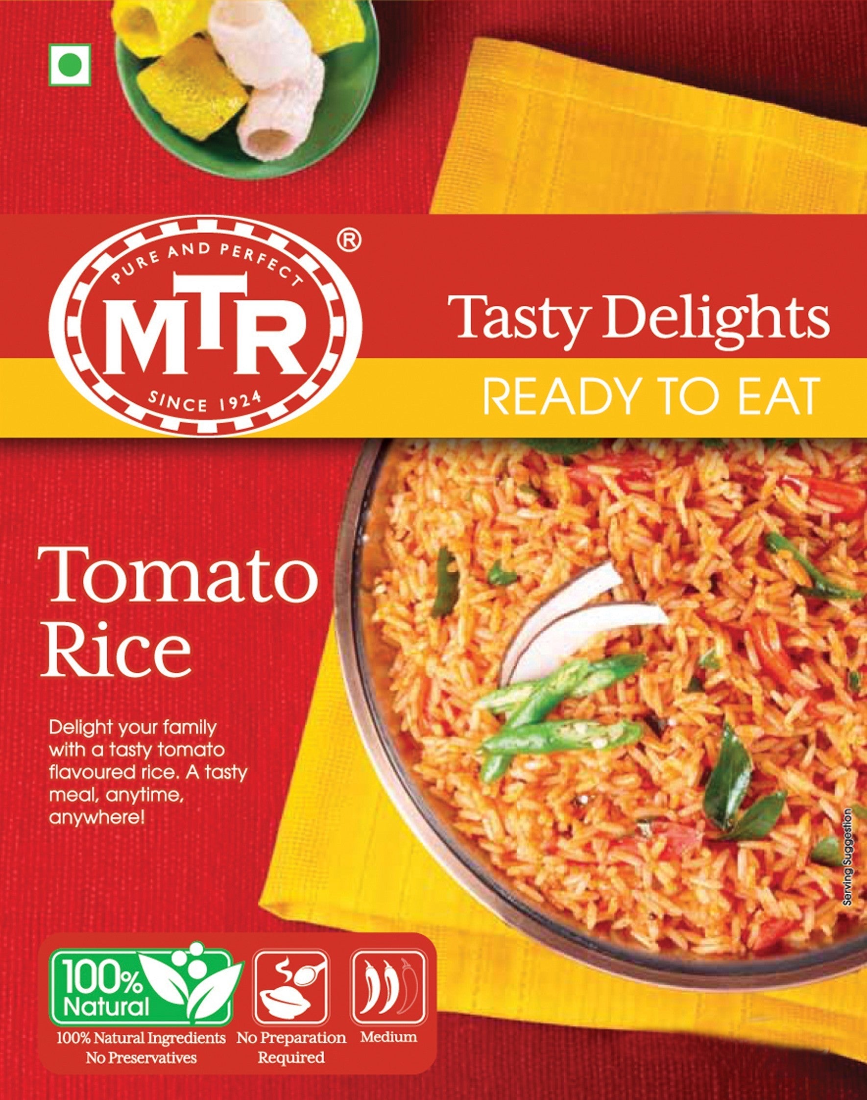 MTR Ready to eat Tomato rice 250g