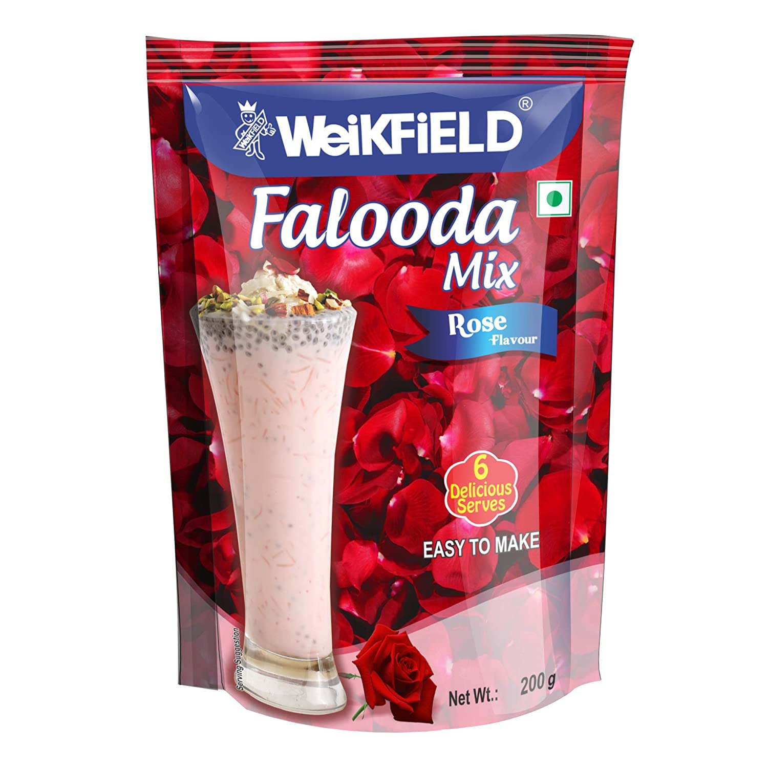 Weikfield Falooda mix Rose flavour 200g