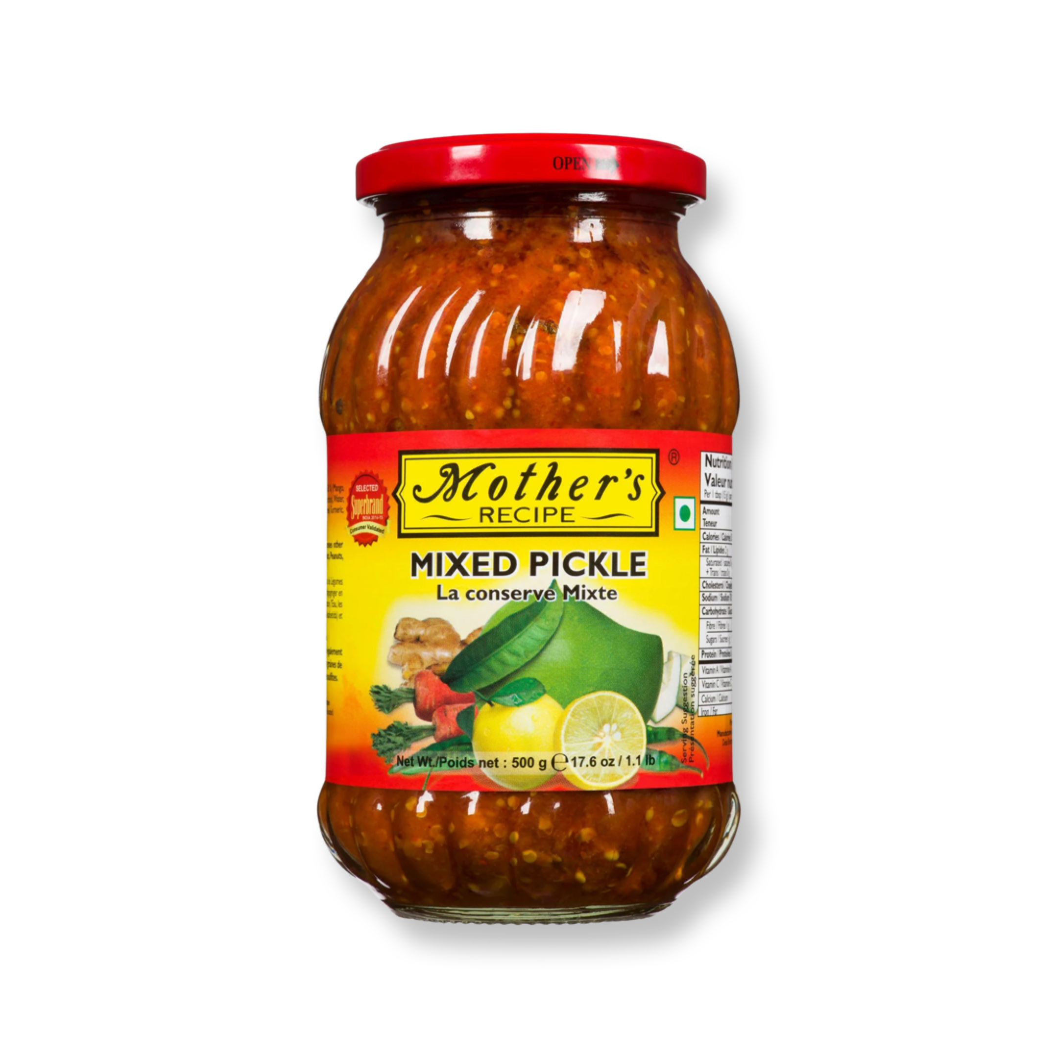 Mother’s Mixed Pickle 500g