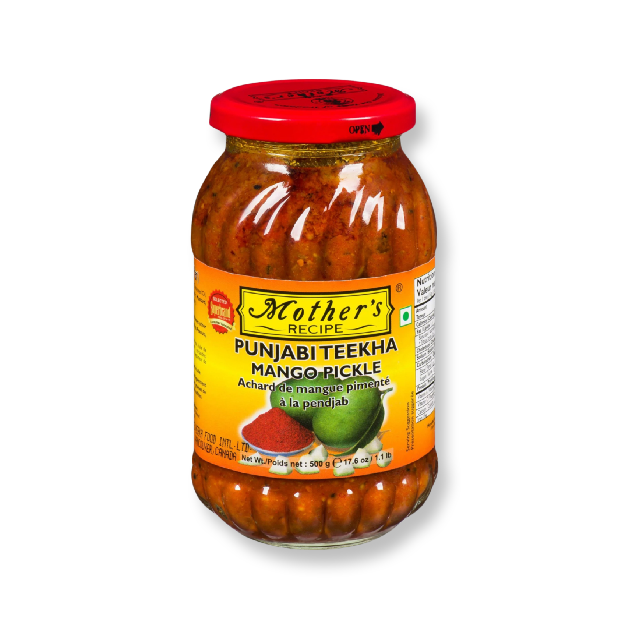 Mothers Punjabi Teekha Mango Pickle 500g