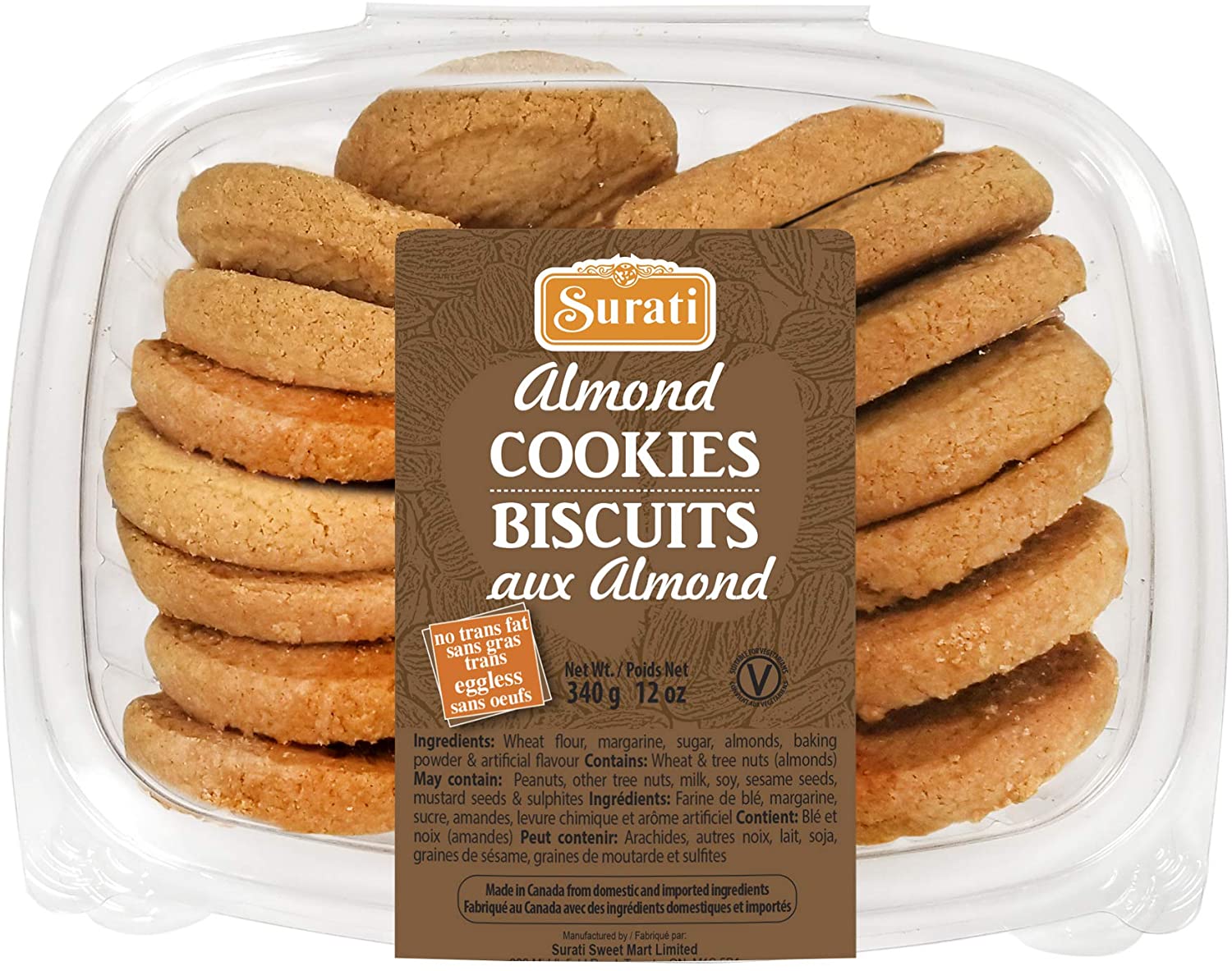 Surati Almond cookies 340g