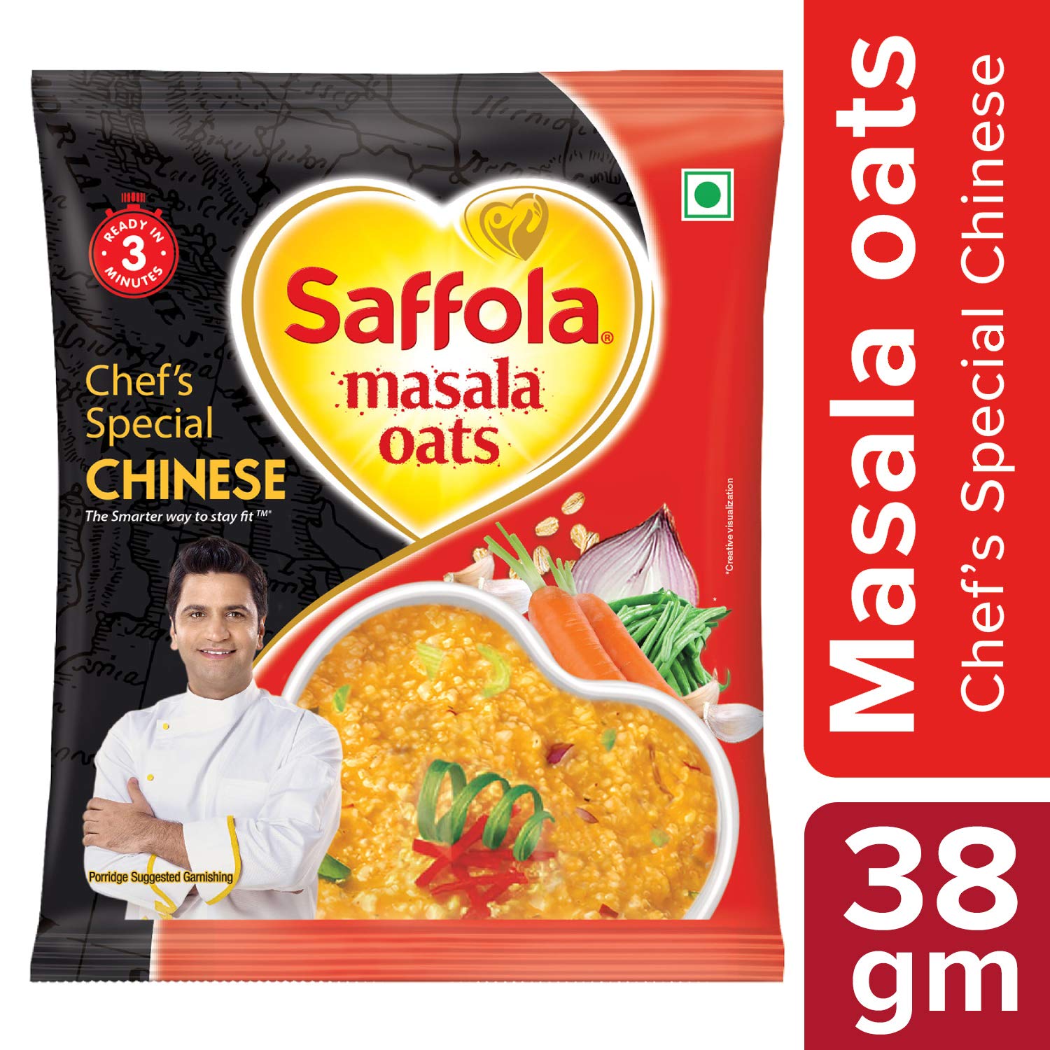 Saffola Masala oats Chefs special chinese 38g