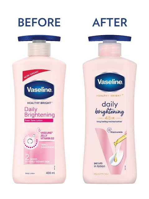 Vaseline Healthy Bright Daily Brightening Body Lotion (400 ml)