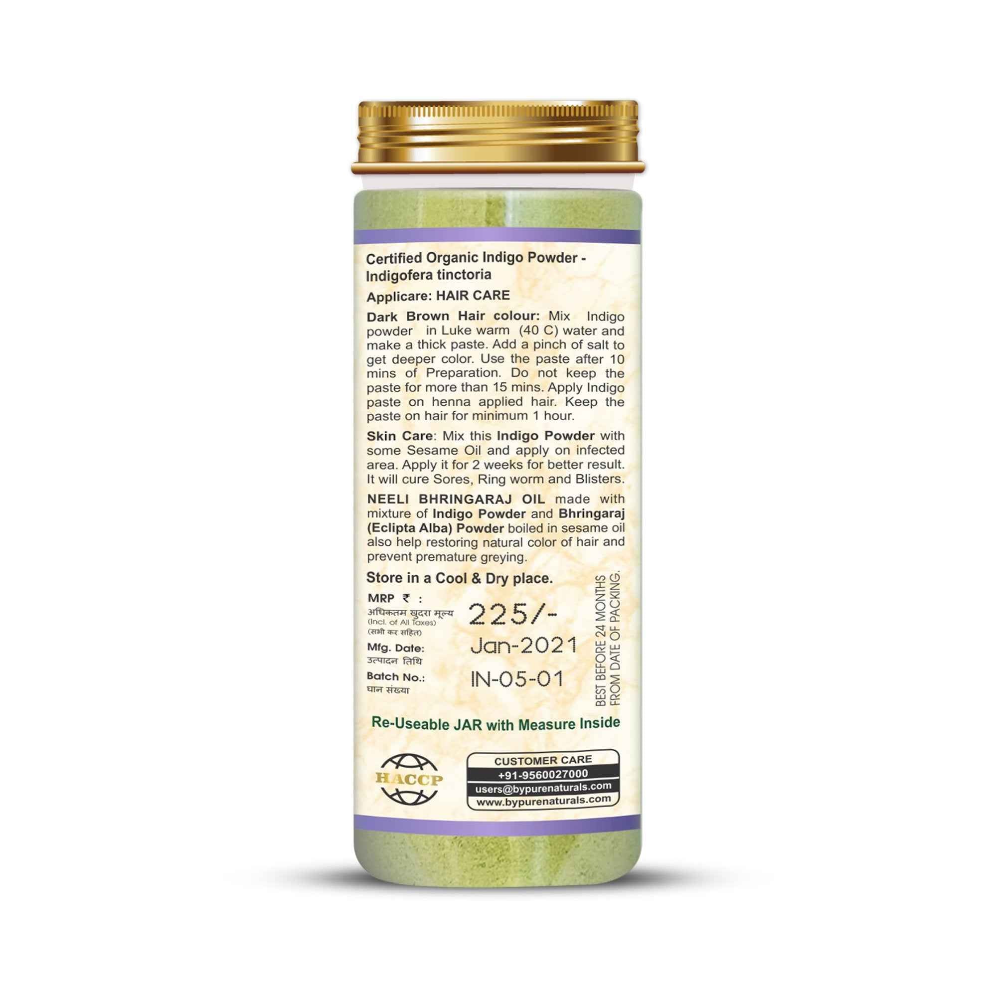 byPureNaturals Organic Indigo Powder