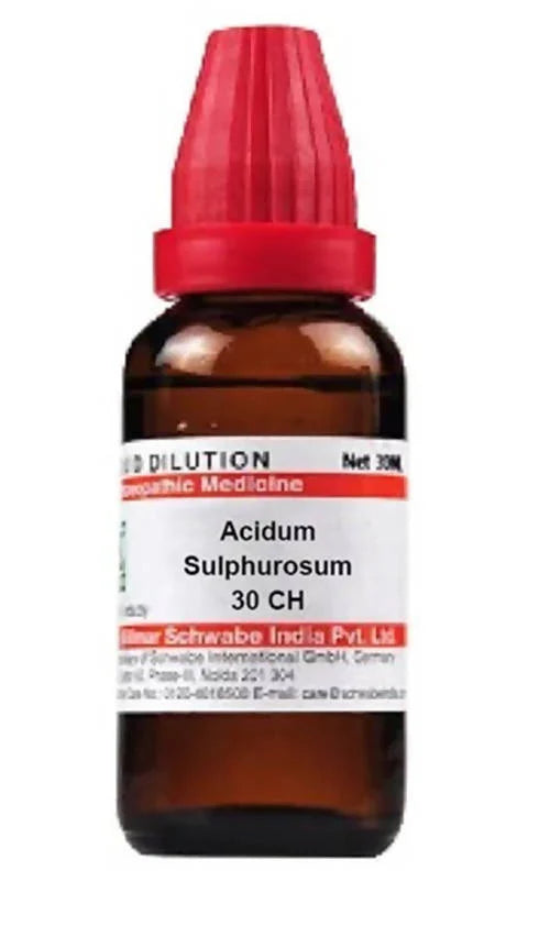 Dr. Willmar Schwabe India Acidum Sulphurosum Dilution